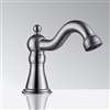 Fontana Commercial Brushed Nickel Touch Less Automatic Sensor Hands Free Faucet